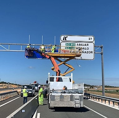 Señalización vertical de carreteras.