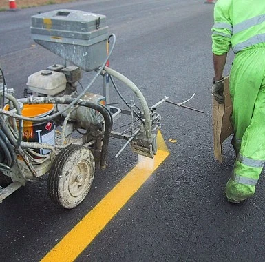 Señalización horizontal de carreteras