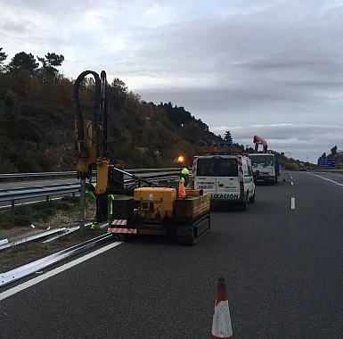 Señalización vertical de carreteras.