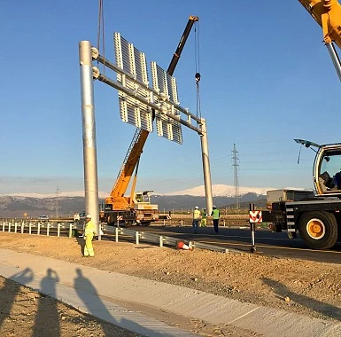 Señalización vertical de carreteras.