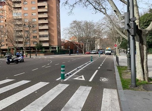 Ciclocarril en Valladolid ciudad